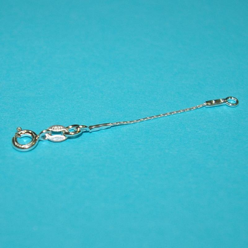 6 Stück Sterlingsilber 925 2 "Feine Kettenverlängerer Mit Spring Ring Verschluss Viele - Echte Silber Free Shipping Worldwide 6 Stück Sterlingsilber 925 2 "Feine Kettenverlängerer Mit Spring Ring Verschluss Viele - Echte Silber Free Shipping Worldwide von ballisilver