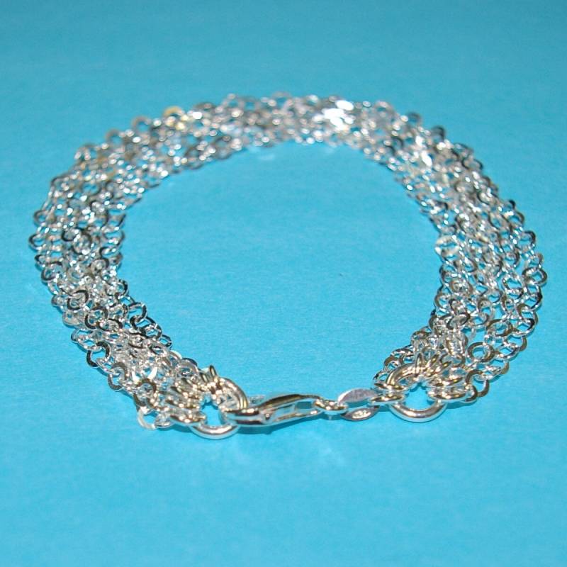 925 Sterling Silber 6 Stränge 4mm Flache Kreise Kette Armband - Maßanfertigung Nach Ihrer Größe Echtes Massives Kostenloser Versand Weltweit 925 Sterling Silber 6 Stränge 4mm Flache Kreise Kette Armband - Maßanfertigung Nach Ihrer Größe Echtes Massives Kostenloser Versand Weltweit von ballisilver