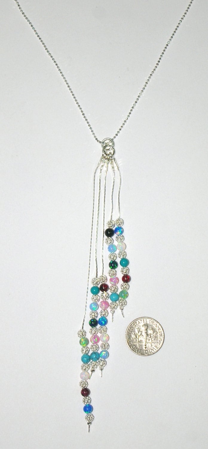Edelstein Perlen Bunt Tassel Halskette Sterling Silber 925 Diamant Schnitt Kugelkette Und Mesh Perlen, Opal Türkis Granat Onyx Frei Schiff Edelstein Perlen Bunt Tassel Halskette Sterling Silber 925 Diamant Schnitt Kugelkette Und Mesh Perlen, Opal Türkis Granat Onyx Frei Schiff von ballisilver