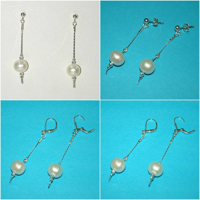 Wholesale Lot 3 Paar 10mm Süßwasserperlen Ohrringe Sterling Silber 925 Laser Cut Perlen. Ohrstecker Oder Leverback. Kostenloser Versand Wholesale Lot 3 Paar 10mm Süßwasserperlen Ohrringe Sterling Silber 925 Laser Cut Perlen. Ohrstecker Oder Leverback. Kostenloser Versand von ballisilver