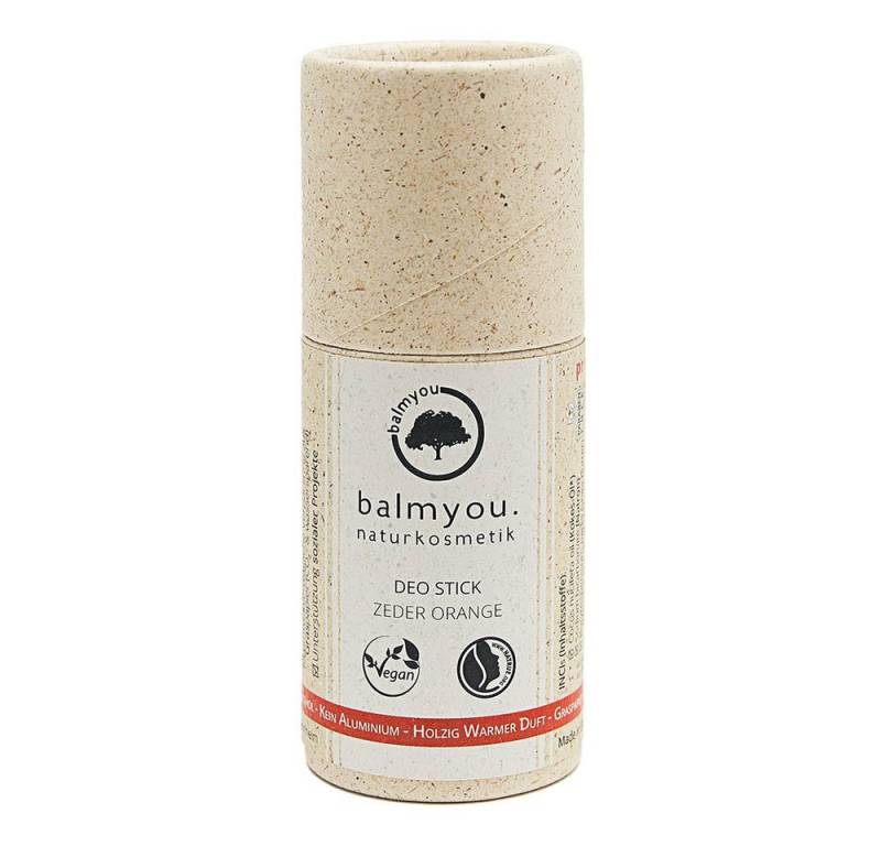 balmyou Deo-Stift Deo Stick - Zeder Orange 50g balmyou Deo-Stift Deo Stick - Zeder Orange 50g von balmyou