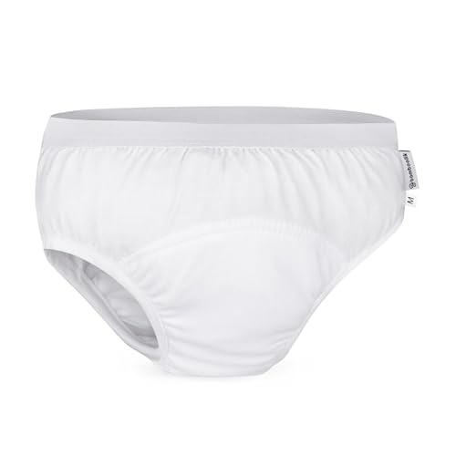 bamboolik Trainerhöschen | Größe 92-98, Weiss von bamboolik