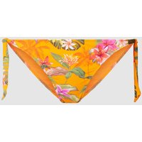 Banana Moon Bikini-Hose mit floralem Muster Modell 'DASIA FAGAPEA' in Orange, Größe L von banana moon