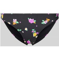 Banana Moon Bikini-Hose mit floralem Print Modell 'ROSYFIELD DUCA' in Black, Größe S von banana moon