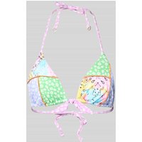 Banana Moon Bikini-Oberteil mit Knotendetail Modell 'YELO SUNBACK' in Hellblau, Größe L von banana moon