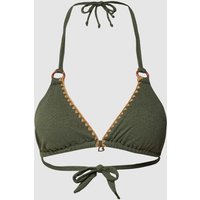 Banana Moon Bikini-Oberteil mit rückseitiger Schnürung Modell 'YERO SANTAFE' in Khaki, Größe M von banana moon