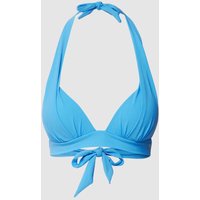 Banana Moon Bikini-Oberteil mit vorgeformten Cups Modell 'MAHO SPRING' in Blau, Größe XXL von banana moon