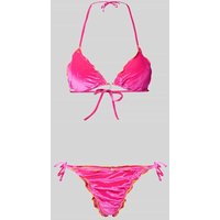 Banana Moon Bikini-Set mit Volantsaum Modell 'CIROLUMA NEOSUN' in Pink, Größe L von banana moon