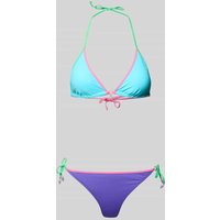 Banana Moon Bikini-Set mit Schnürverschluss Modell 'MUNDOIOKA' in Hellblau, Größe XXL von banana moon