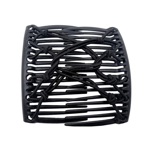 3-5 Stücke Magischer Kamm Haare Butterfly Hairclips Afrikanischer Schmuck Haarspangen Damen Elastische Haarspange Stretch Doppel Haarklammer Dehnbar Elegant Haarschmuck Steckkamm von bangyao