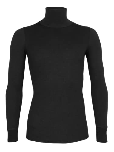 banora Rollkragenpullover mit Stehkragen mit 70% Schurwolle kbT und 30% Seide für Damen und Herren (Gr. XXL, Farbe: schwarz) von banora