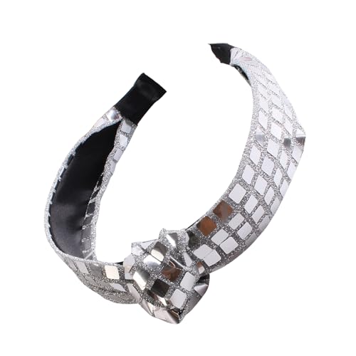 baojielai Geknotetes Stirnband für Damen, modischer Pailletten-Haarreif, hoher Totenkopf-Haarband, glitzernder Haarreif für formelle und tägliche Verwendung baojielai Geknotetes Stirnband für Damen, modischer Pailletten-Haarreif, hoher Totenkopf-Haarband, glitzernder Haarreif für formelle und tägliche Verwendung von baojielai