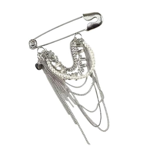baojielai Legierung Brosche Elegante Anstecknadel Zarte Quasten Brosche Brautkleidung Accessoire für Mode Frauen Mädchen von baojielai