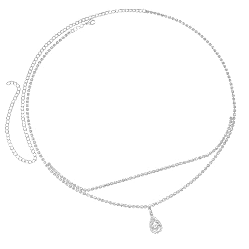 baojielai Luxuriöser Taillengürtel, stilvolle Strass-Taillenkette, aufwendige Kette, Bauchkette für Musik-Festival-Gürtel, as the pic show, Legierung, Strass baojielai Luxuriöser Taillengürtel, stilvolle Strass-Taillenkette, aufwendige Kette, Bauchkette für Musik-Festival-Gürtel, as the pic show, Legierung, Strass von baojielai