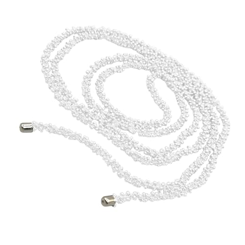 baojielai Mehrschichtige Perlen-Halskette, künstliche Kristallperlen-Halskette für den täglichen Gebrauch und besondere Anlässe, Urlaubsschmuck-Accessoire, 180cm in length, Perlen von baojielai