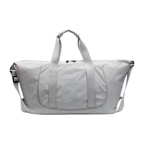 baojielai Reisetasche Wasserabweisend Fitness Tasche Turnbeutel Sporttasche Große Kapazität Übernachtungstasche Einfache Trainingstasche Wochenendtasche, grau, as the pic show von baojielai