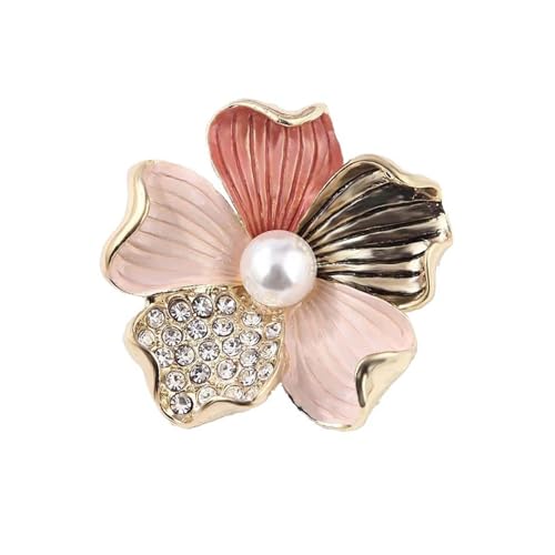 baojielai Schönes Blumen-Accessoire, Legierung, Anstecker, modische Brosche, Kleidung, Schmuck, geeignet zum Verschenken oder für eigene Sammlung von baojielai
