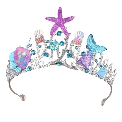 baojielai Sea Wind Styling Meeresprinzessin Kopfbedeckung Legierung Haarschmuck für Hochzeiten Partys Fotografie von baojielai