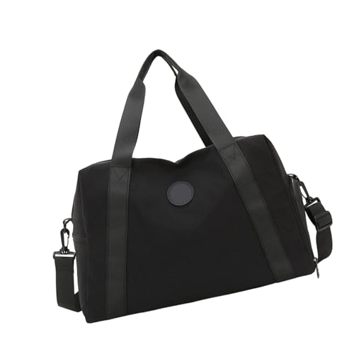 baojielai Turnbeutel Große Kapazität Reisetasche Gepäck Tasche Fitness Tasche mit Trocken- und Nasstrennung Übernachtungstasche Weekender Tasche, Schwarz , 45x23x27cm von baojielai