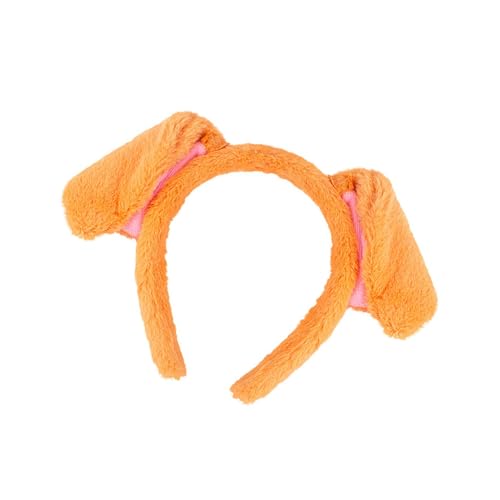 baojielai Welpen-Ohren-Haarband, Foto-Requisiten, pelziger Haarreif, Stirnband, Party-Kopfschmuck, lustige Stirnbänder für Musik-Festivals von baojielai