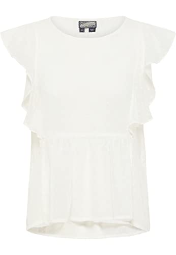 baradello Damen Ärmellose Bluse 37326658-BA01, WOLLWEISS, L von baradello