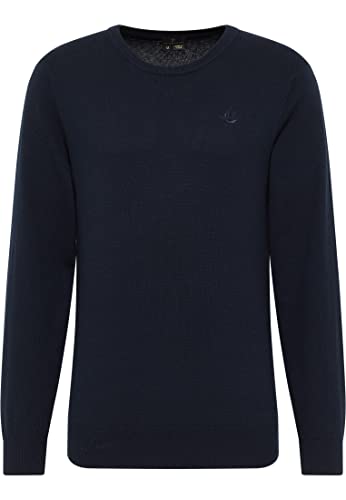 baradello Herren Basic Feinstrickpullover 31824903-BA01, Marine, XXL von baradello