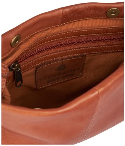 baradello Women's Schultertasche aus Leder, Hellkamel von baradello