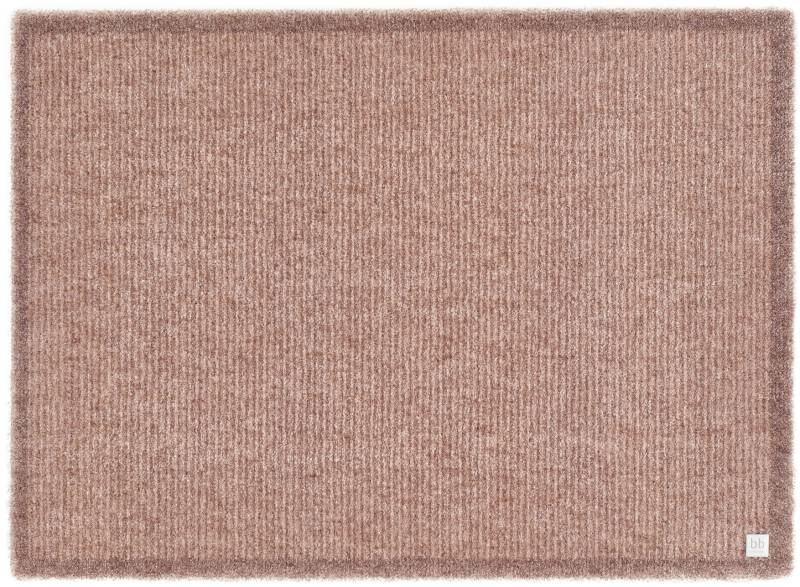Barbara Becker Fußmatte "Gentle Schmutzfangmatte & Läufer, Made in Belgium" rechteckig 7 mm Höhe Schmutzfangteppich, Schmutzmatte, dezentes Streifen Design, waschbar von barbara becker