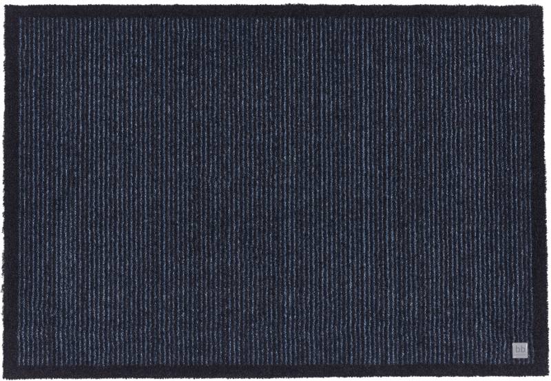 Barbara Becker Fußmatte "Gentle Schmutzfangmatte & Läufer, Made in Belgium" rechteckig 7 mm Höhe Schmutzfangteppich, Schmutzmatte, dezentes Streifen Design, waschbar von barbara becker