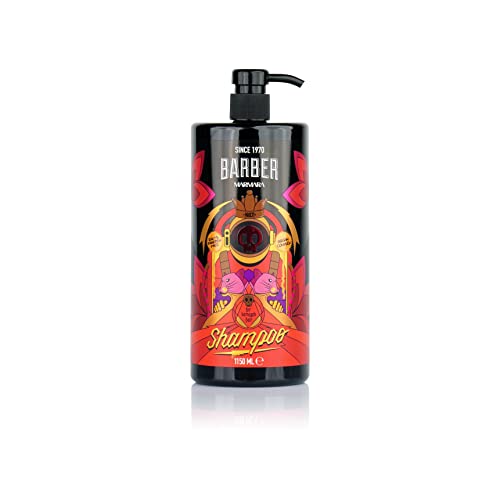 BARBER MARMARA Argan Shampoo Männer 1150ml | Friseur Kabinett Shampoo Herren | Friseurbedarf | verringert Haarausfall | Barber Shop Shampoo | frei von Silikone und Salz | für Alle Haartypen von barber marmara