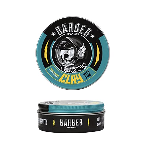 BARBER MARMARA CLAY Matte Hair Wax 100ml | Haarwachs Männer - Sehr Starker Halt | mattwachs | defining paste | modellier wax | Haarpaste | Barbershop Haar Wax Herren | Styling Paste | Styling-Wachs BARBER MARMARA CLAY Matte Hair Wax 100ml | Haarwachs Männer - Sehr Starker Halt | mattwachs | defining paste | modellier wax | Haarpaste | Barbershop Haar Wax Herren | Styling Paste | Styling-Wachs von barber marmara
