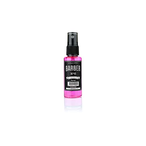 BARBER MARMARA No.6 Mini Eau de Cologne Pump-spray Herren (1x 50ml) Aftershave Men - Duftwasser für Unterwegs - Herrenduft Reisegröße - 70° Alkohol | Duftfläschchen mit Zerstäuber von barber marmara