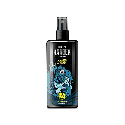 BARBER MARMARA Hair Sea Salt Spray 200ml - Salzspray für Haare - Salzwasserspray Haare - Matt Haarspray Männer - Volumenspray - Texture Spray Haare - Matte Salt Water Spray - Beach Waves Spray von barber marmara