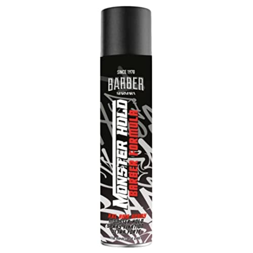 BARBER MARMARA Hair-Spray Men Monster Hold Ultra Starker Halt 750ml | XXL Haarspray Männer | für alle Haartypen | Texture spray haare | Haarfestiger | Fixierspray | Styling Spray | haare stylen von barber marmara