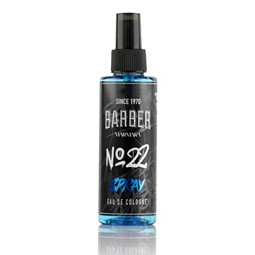 barber marmara No.22 Eau de Cologne Pump-spray Herren GRAFITTI 1x 150ml | after shave herren | Duftwasser | Rasierwasser Männer | Barber Herrendüfte | Bodyspray - Barbershop - Türkisches Cologne | von barber marmara