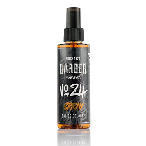 BARBER MARMARA No.24 Eau de Cologne Pump-spray Herren GRAFITTI 1x 150ml | after shave herren | Duftwasser | Rasierwasser Männer | Barber Herrendüfte | Bodyspray - Barbershop - Türkisches Cologne | von barber marmara