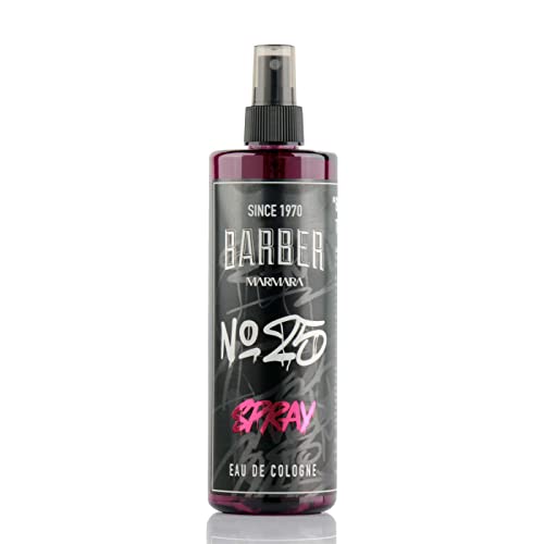 barber marmara No.25 Eau de Cologne Spray Herren GRAFITTI 1x 400ml | after shave herren | Duftwasser | Rasierwasser Männer | Barber Herrendüfte | Bodyspray - Barbershop - Friseur Kolonya | Parfume von barber marmara