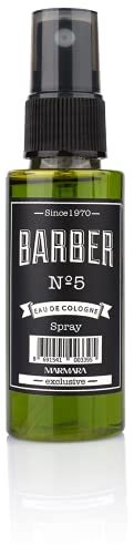 BARBER MARMARA No.5 Mini Eau de Cologne Pump-spray Herren (1x 50ml) Aftershave Men - Duftwasser für Unterwegs - Herrenduft Reisegröße - 70° Alkohol | Duftfläschchen mit Zerstäuber von barber marmara