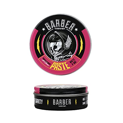 BARBER MARMARA PASTE Matte Hair Wax 100ml | Haarwachs Männer - Mittlerer Halt | mattwachs | defining paste | modellier wax | Haarpaste | Barbershop Haar Wax Herren | Styling Paste | Styling-Wachs von barber marmara