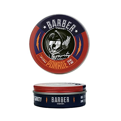 BARBER MARMARA POMADE Hair Wax 100ml | Haarwachs Männer - Mittlerer Halt | High Shine | Wet-Look Wax | modelier wax | Haarpomade | Barbershop Haargel Herren | Styling Creme | Sehr hoher Glanz | von barber marmara