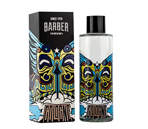 BARBER MARMARA PUERTO RICO Limited Edition Eau de Cologne 500ml | Herren Duftwasser Glasflasche | Geschenkverpackung | Herren Parfüm | Aftershave Men | Cologne barber | 8% Duftöl von barber marmara