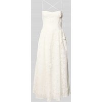 Bardot Abendkleid mit Spaghettiträger Modell 'ESTIE' in Offwhite, Größe 36 von bardot