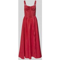 Bardot Cocktailkleid mit Gehschlitz Modell 'ESRA' in Rot, Größe 36 von bardot