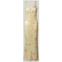Bardot Cocktailkleid mit Schlüsselloch-Ausschnitt Modell 'ELODA' in Hellgruen, Größe 44 von bardot