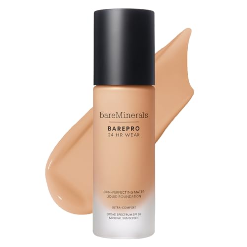 BAREPRO BarePro 24HR Wear Skin-Perfecting Matte Liquid Foundation SPF 20 - Light 28 Neutral 30 ml von BAREMINERALS