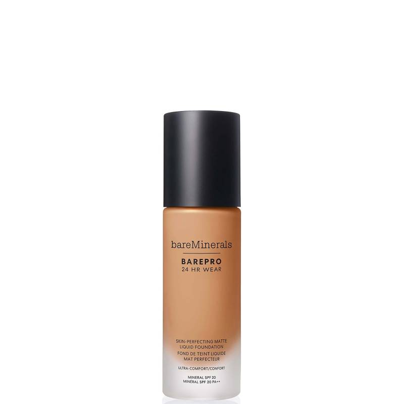 bareMinerals Barepro 24Hr Matte Comfort Liquid Foundation Mineral Spf20 30ml (various shades) - Med. Deep 40 Neutral von bareMinerals