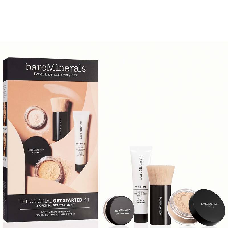 bareMinerals The Original Get Started Kit 4-teiliges Mineral-Make-up-Set (Verschiedene Farbtöne) - Medium Beige von bareMinerals