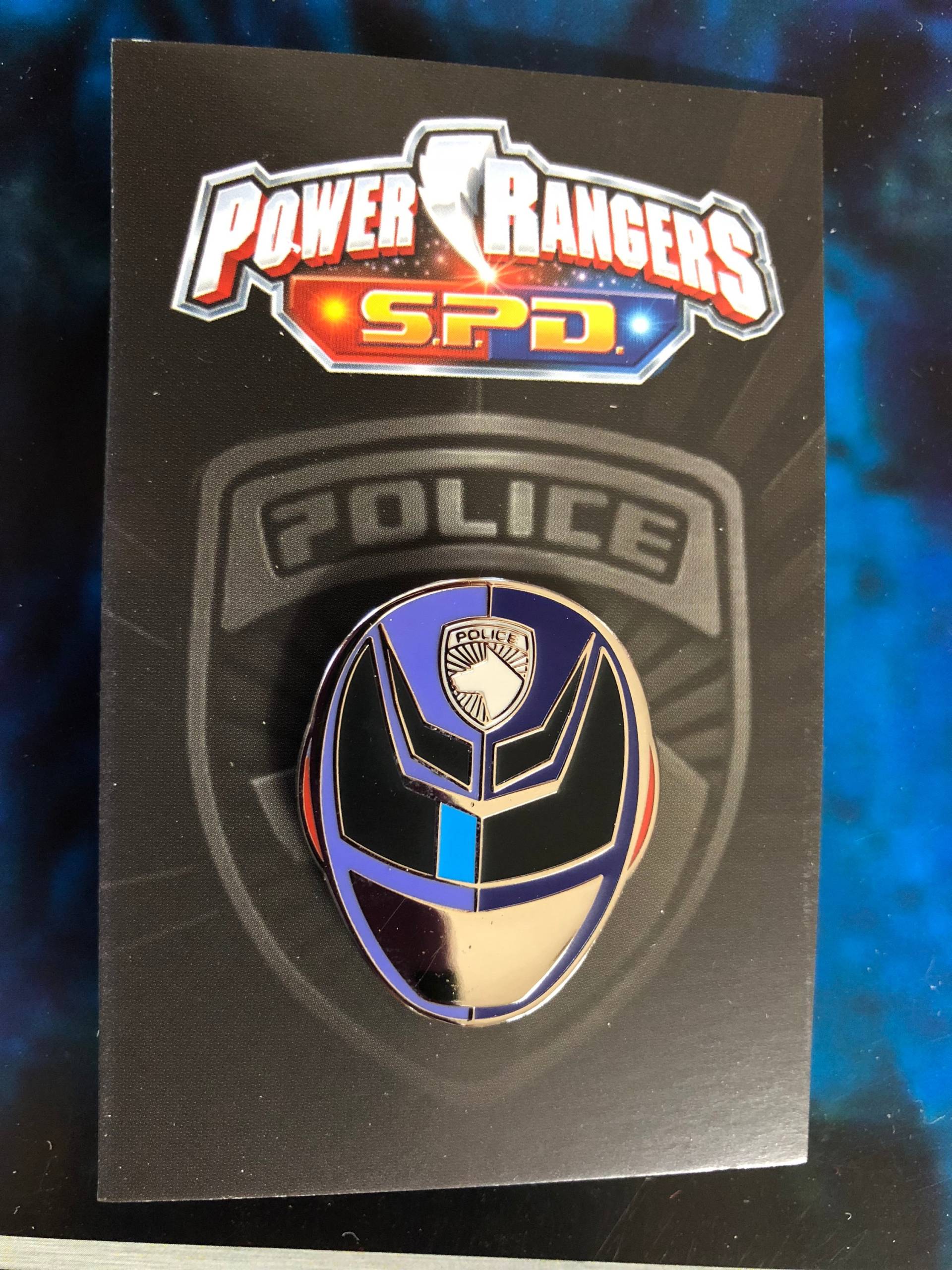 Power Rangers Dp Blau Ranger Sky Helm Anstecknadel Power Rangers Dp Blau Ranger Sky Helm Anstecknadel von barnyardfx