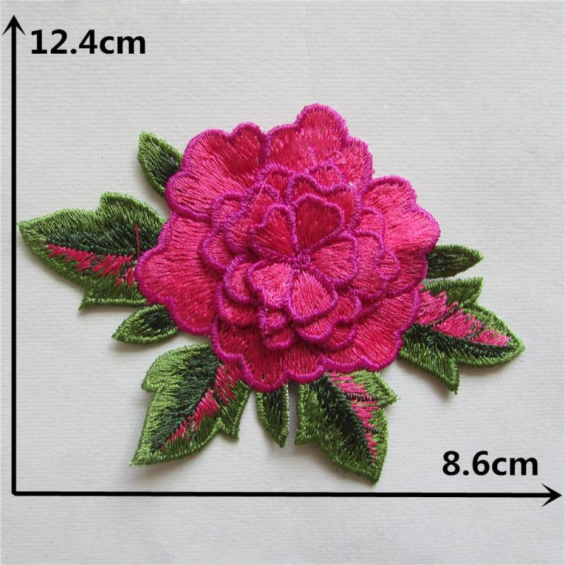 Rose Blume Applikation Stickerei Nähen Auf Patches Sewing 3-D Rose Blume Applikation Stickerei Nähen Auf Patches Sewing 3-D von barsikmoy
