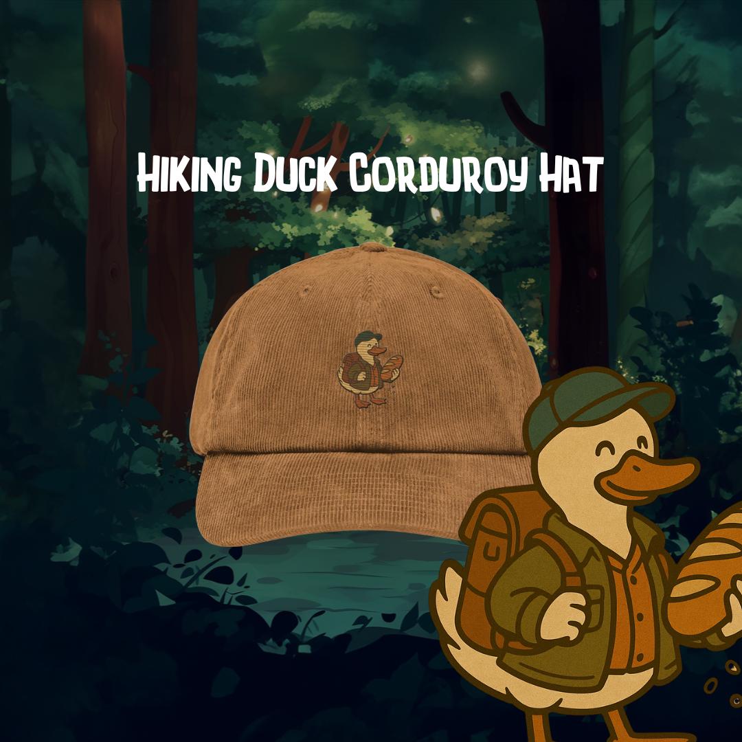 Cord Cap Wander Ente Stickerei - Abenteuer Kaffee Mütze Für Naturfreunde Geschenk Kaffeeliebhaber Vintage Unisex Outdoor Hut Cord Cap Wander Ente Stickerei - Abenteuer Kaffee Mütze Für Naturfreunde Geschenk Kaffeeliebhaber Vintage Unisex Outdoor Hut von basecampcoffee